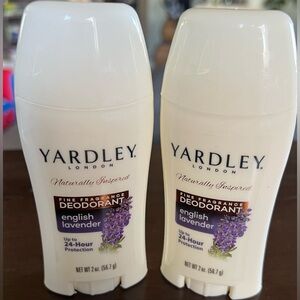 Yardley London Fine Fragrance Deodorant Solid Stick Style English Lavender X 2